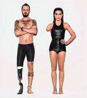 Imagem mostrando atletas paralímpicos